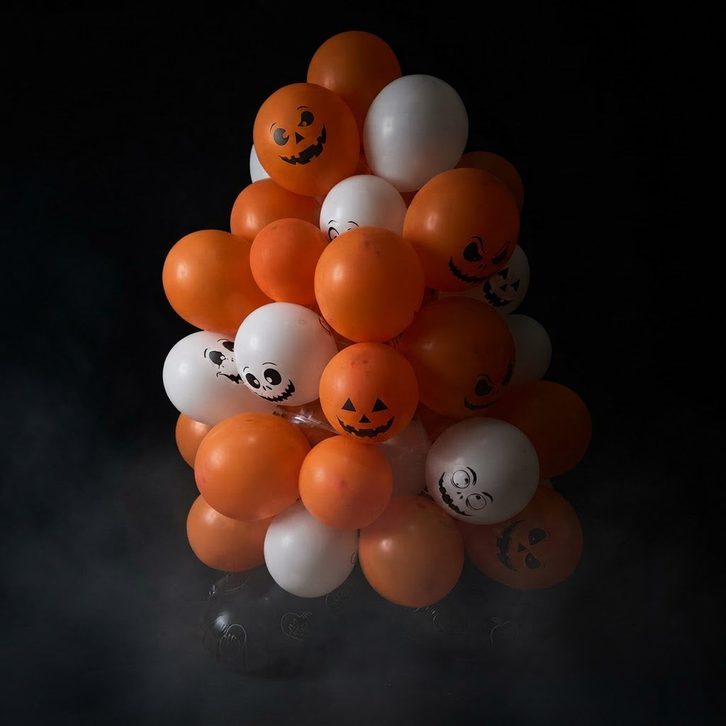 Jumbo Halloween Balloon Standing Pumpkin Pile, Indoor Outdoor Party Decor, Holiday Gift, Halloween Decoration Atmosphere Balloon